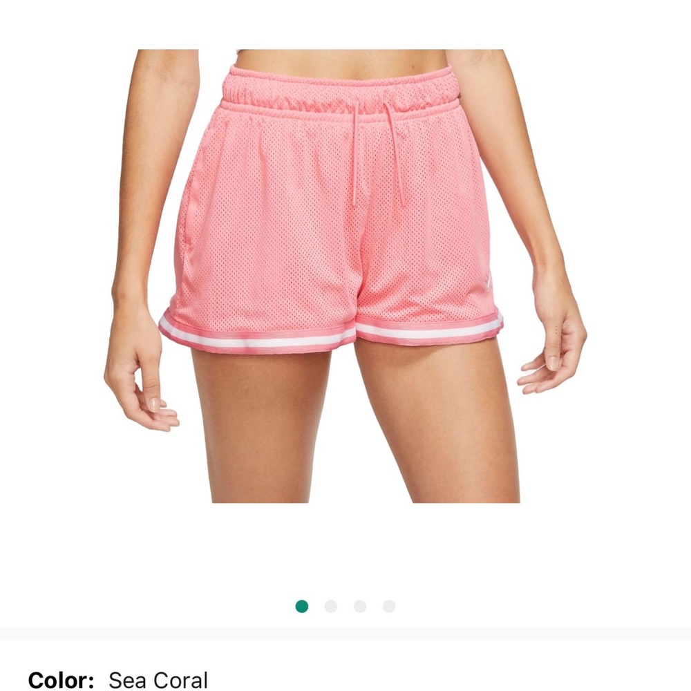 Nike women’s sportswear essentials mesh mid-rise shorts
